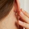 14K Gold Silicone Earring Backs Replacement | Rubber Earrings Backs for Studs |Plastic Earring Backing Secure (1 Pair 14K Gold)